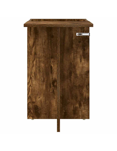 Tavolino Rovere fumé 35 x 40 x 55 cm Legno multistrato