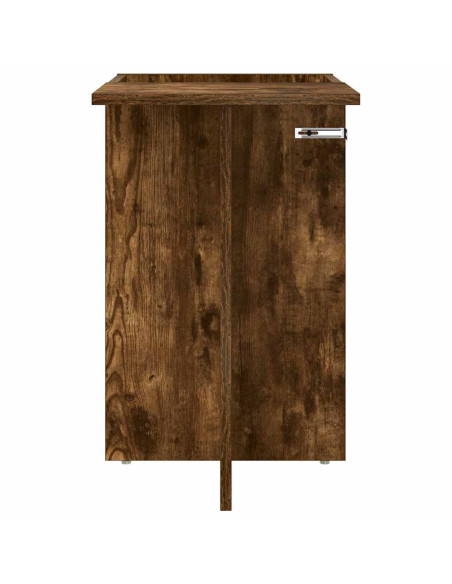 Tavolino Rovere fumé 35 x 40 x 55 cm Legno multistrato