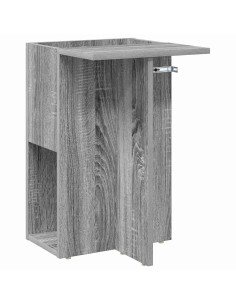 Tavolino Grigio Sonoma 35 x 40 x 55 cm Legno multistrato 2