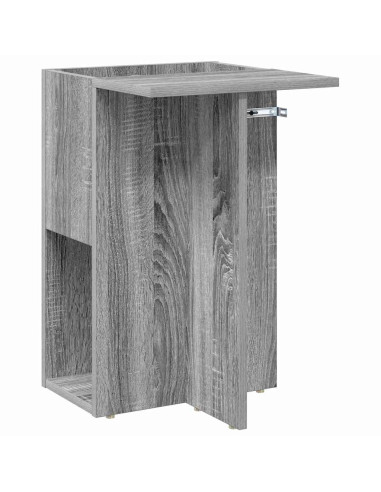 Tavolino Grigio Sonoma 35 x 40 x 55 cm Legno multistrato