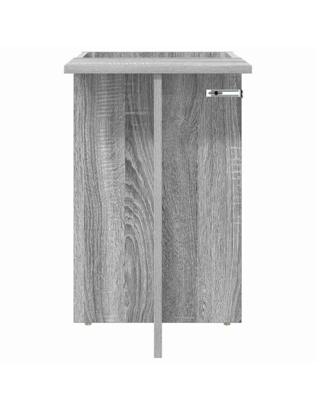 Tavolino Grigio Sonoma 35 x 40 x 55 cm Legno multistrato