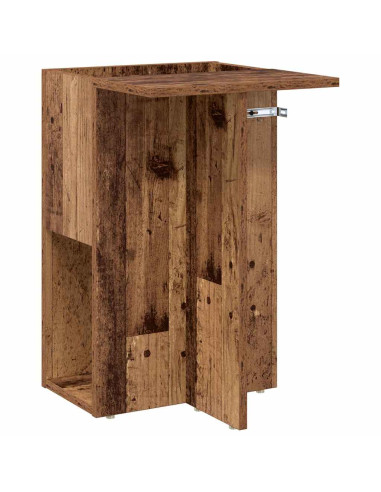 Tavolino Legno vecchio 35 x 40 x 55 cm Legno multistrato