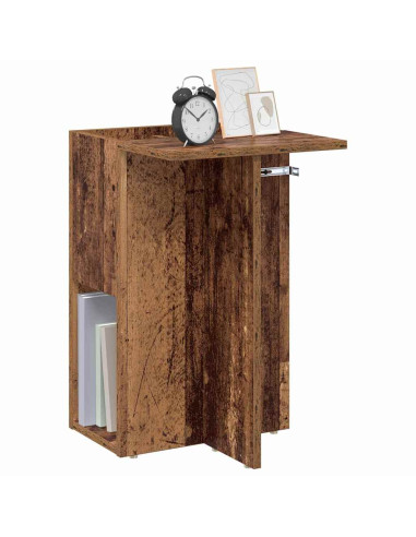 Tavolino Legno vecchio 35 x 40 x 55 cm Legno multistrato