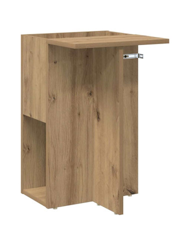 Tavolino Rovere artigianale 35 x 40 x 55 cm Legno multistrato