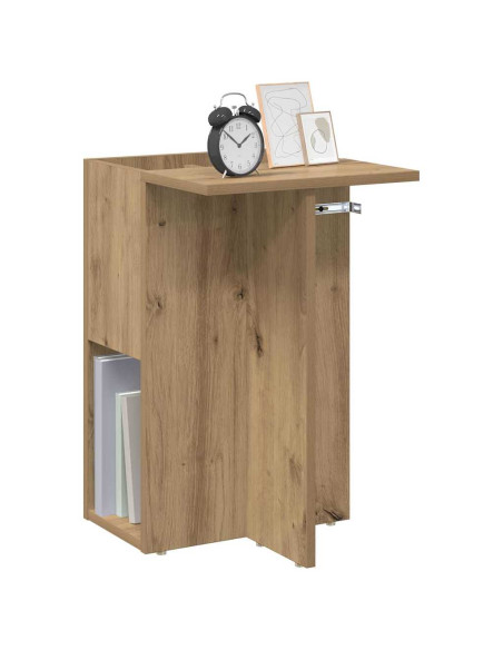 Tavolino Rovere artigianale 35 x 40 x 55 cm Legno multistrato