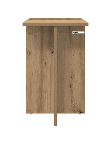 Tavolino Rovere artigianale 35 x 40 x 55 cm Legno multistrato