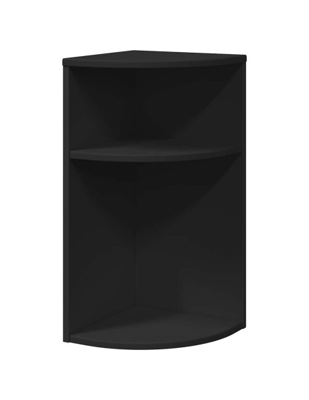 Tavolino Nero 29,6 x 29,6 x 60 cm Legno multistrato