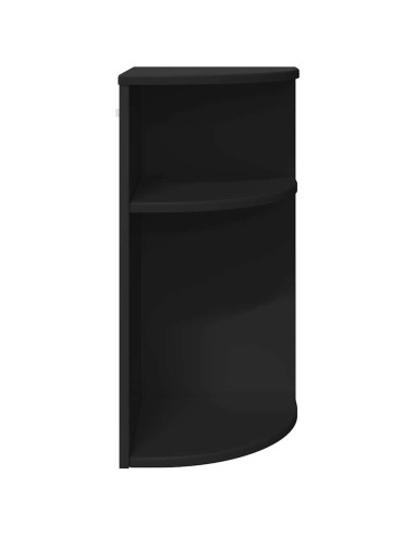 Tavolino Nero 29,6 x 29,6 x 60 cm Legno multistrato