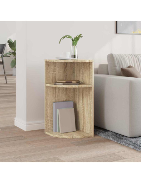 Tavolino Rovere Sonoma 29,6 x 29,6 x 60 cm Legno multistrato