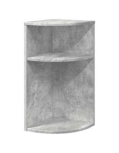 Tavolino Grigio cemento 29,6 x 29,6 x 60 cm Legno multistrato