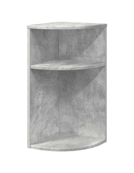 Tavolino Grigio cemento 29,6 x 29,6 x 60 cm Legno multistrato