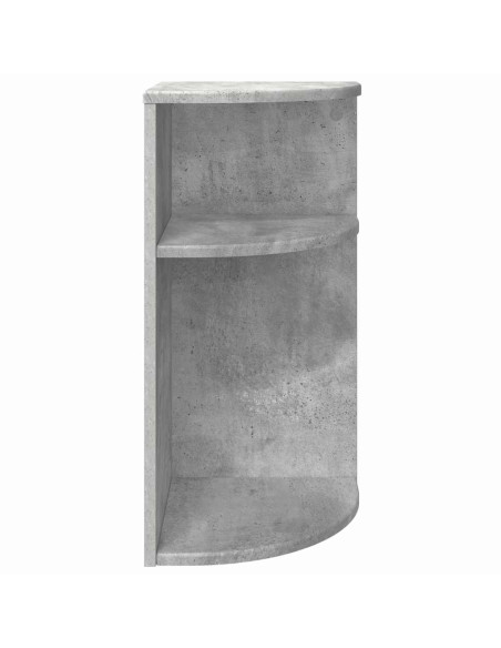 Tavolino Grigio cemento 29,6 x 29,6 x 60 cm Legno multistrato