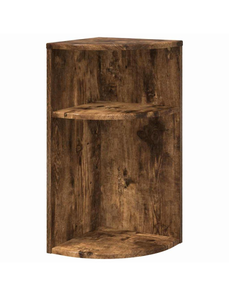 Tavolino Rovere fumé 29,6 x 29,6 x 60 cm Legno multistrato