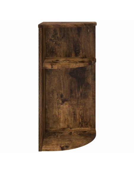 Tavolino Rovere fumé 29,6 x 29,6 x 60 cm Legno multistrato