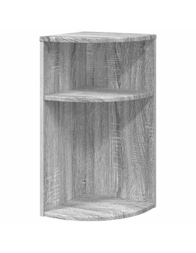 Tavolino Grigio Sonoma 29,6 x 29,6 x 60 cm Legno multistrato