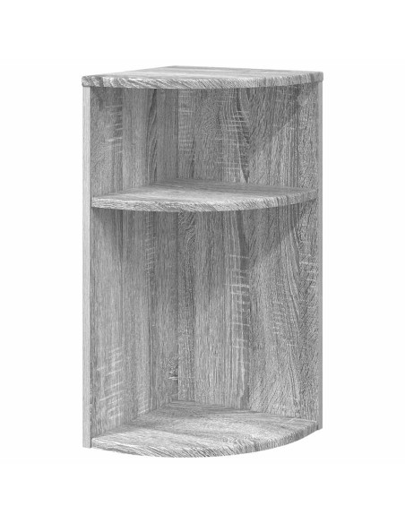Tavolino Grigio Sonoma 29,6 x 29,6 x 60 cm Legno multistrato