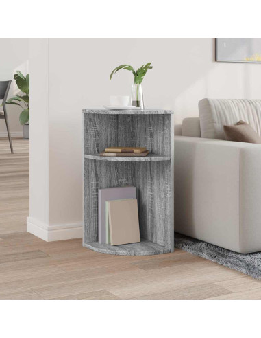 Tavolino Grigio Sonoma 29,6 x 29,6 x 60 cm Legno multistrato