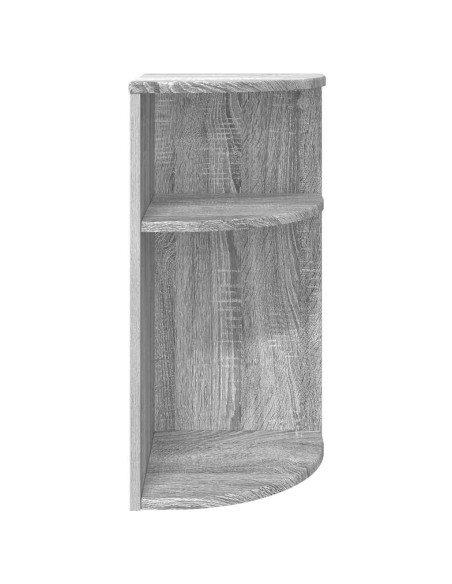Tavolino Grigio Sonoma 29,6 x 29,6 x 60 cm Legno multistrato