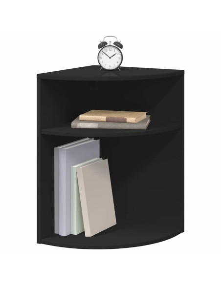 Tavolino Nero 39,7 x 39,7 x 60 cm Legno multistrato