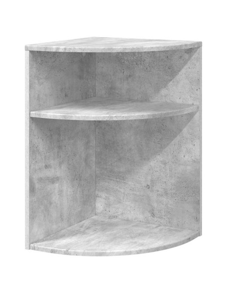 Tavolino Grigio cemento 39,7 x 39,7 x 60 cm Legno multistrato