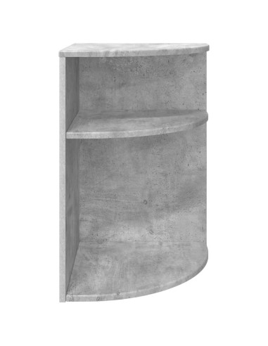 Tavolino Grigio cemento 39,7 x 39,7 x 60 cm Legno multistrato
