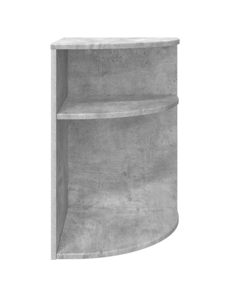 Tavolino Grigio cemento 39,7 x 39,7 x 60 cm Legno multistrato