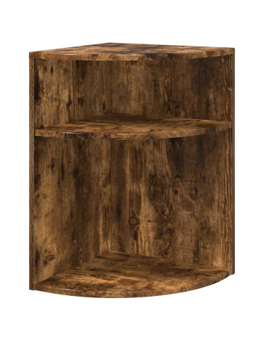 Tavolino Rovere fumé 39,7 x 39,7 x 60 cm Legno multistrato