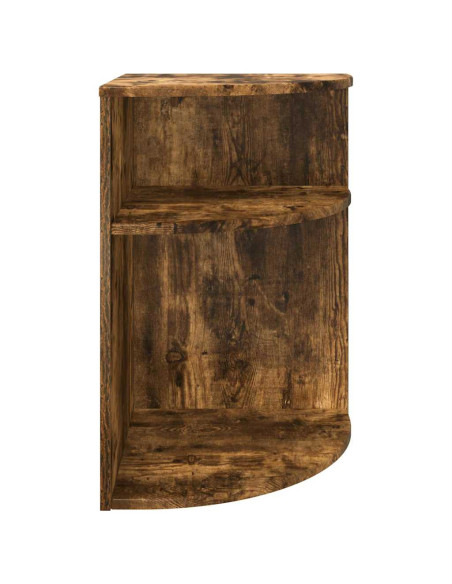Tavolino Rovere fumé 39,7 x 39,7 x 60 cm Legno multistrato