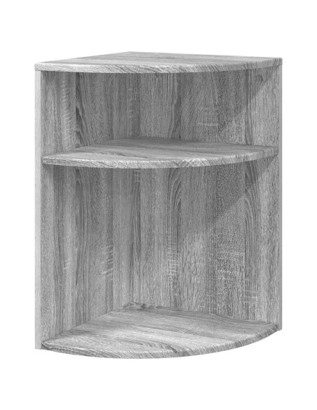 Tavolino Grigio Sonoma 39,7 x 39,7 x 60 cm Legno multistrato