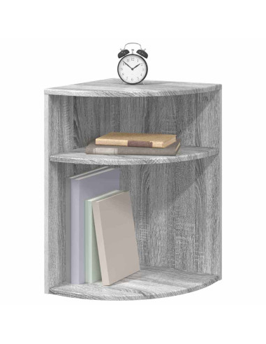 Tavolino Grigio Sonoma 39,7 x 39,7 x 60 cm Legno multistrato