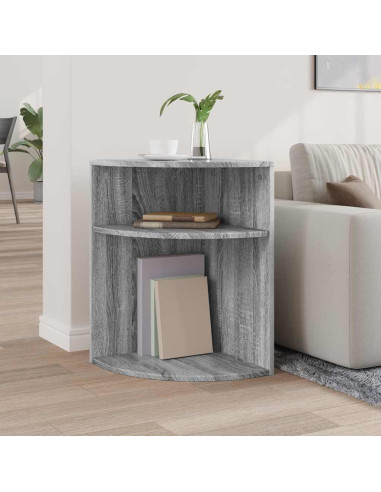 Tavolino Grigio Sonoma 39,7 x 39,7 x 60 cm Legno multistrato