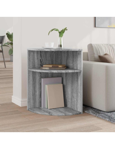 Tavolino Grigio Sonoma 39,7 x 39,7 x 60 cm Legno multistrato