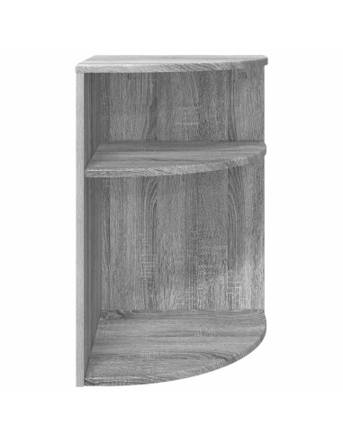 Tavolino Grigio Sonoma 39,7 x 39,7 x 60 cm Legno multistrato