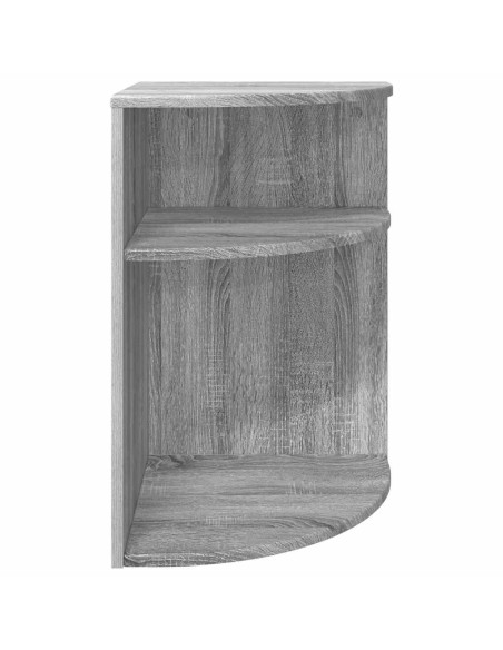 Tavolino Grigio Sonoma 39,7 x 39,7 x 60 cm Legno multistrato
