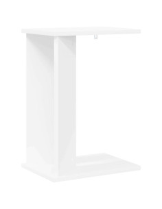 Tavolino Bianco 35 x 25 x 50 cm Legno multistrato 2