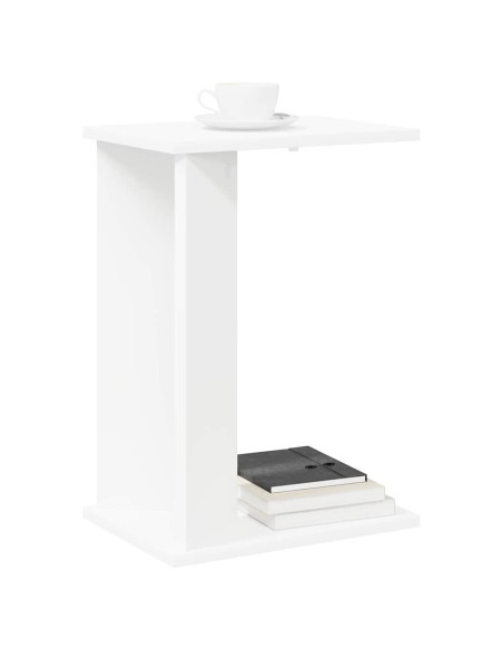 Tavolino Bianco 35 x 25 x 50 cm Legno multistrato