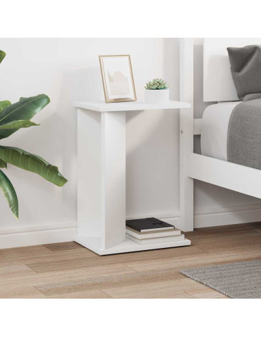 Tavolino Bianco 35 x 25 x 50 cm Legno multistrato