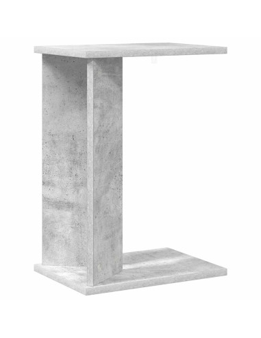 Tavolino Grigio cemento 35 x 25 x 50 cm Legno multistrato