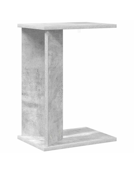 Tavolino Grigio cemento 35 x 25 x 50 cm Legno multistrato