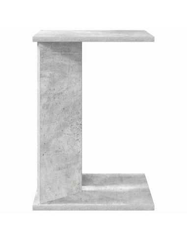 Tavolino Grigio cemento 35 x 25 x 50 cm Legno multistrato