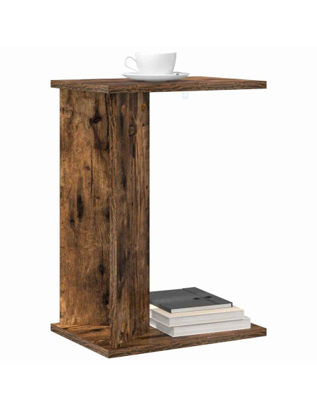 Tavolino Rovere fumé 35 x 25 x 50 cm Legno multistrato