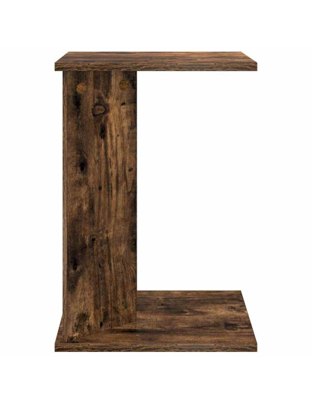 Tavolino Rovere fumé 35 x 25 x 50 cm Legno multistrato