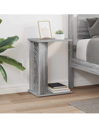 Tavolino Grigio Sonoma 35 x 25 x 50 cm Legno multistrato