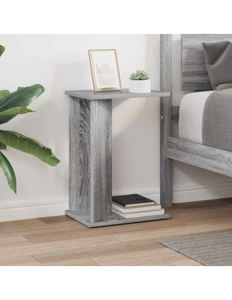 Tavolino Grigio Sonoma 35 x 25 x 50 cm Legno multistrato