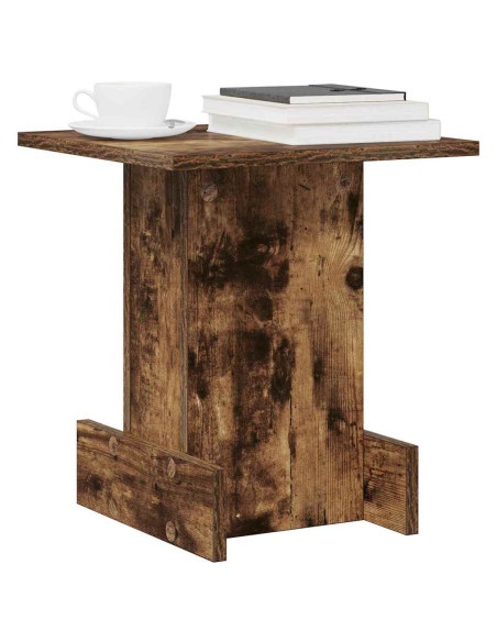 Tavolino Rovere fumé 35,5 x 35 x 40 cm Legno multistrato
