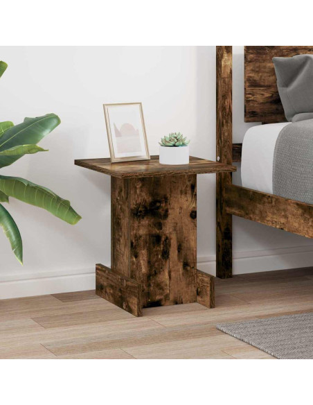 Tavolino Rovere fumé 35,5 x 35 x 40 cm Legno multistrato