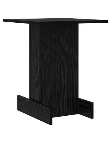 Tavolino Rovere Nero 44,5 x 45 x 55 cm Legno multistrato