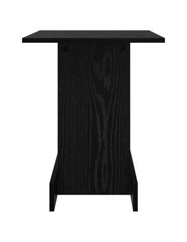 Tavolino Rovere Nero 44,5 x 45 x 55 cm Legno multistrato