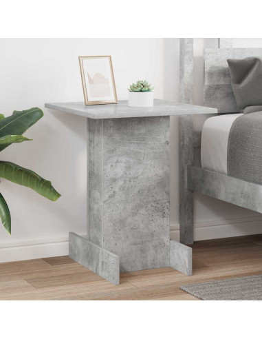 Tavolino Grigio cemento 44,5 x 45 x 55 cm Legno multistrato