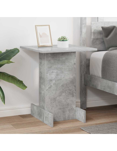 Tavolino Grigio cemento 44,5 x 45 x 55 cm Legno multistrato
